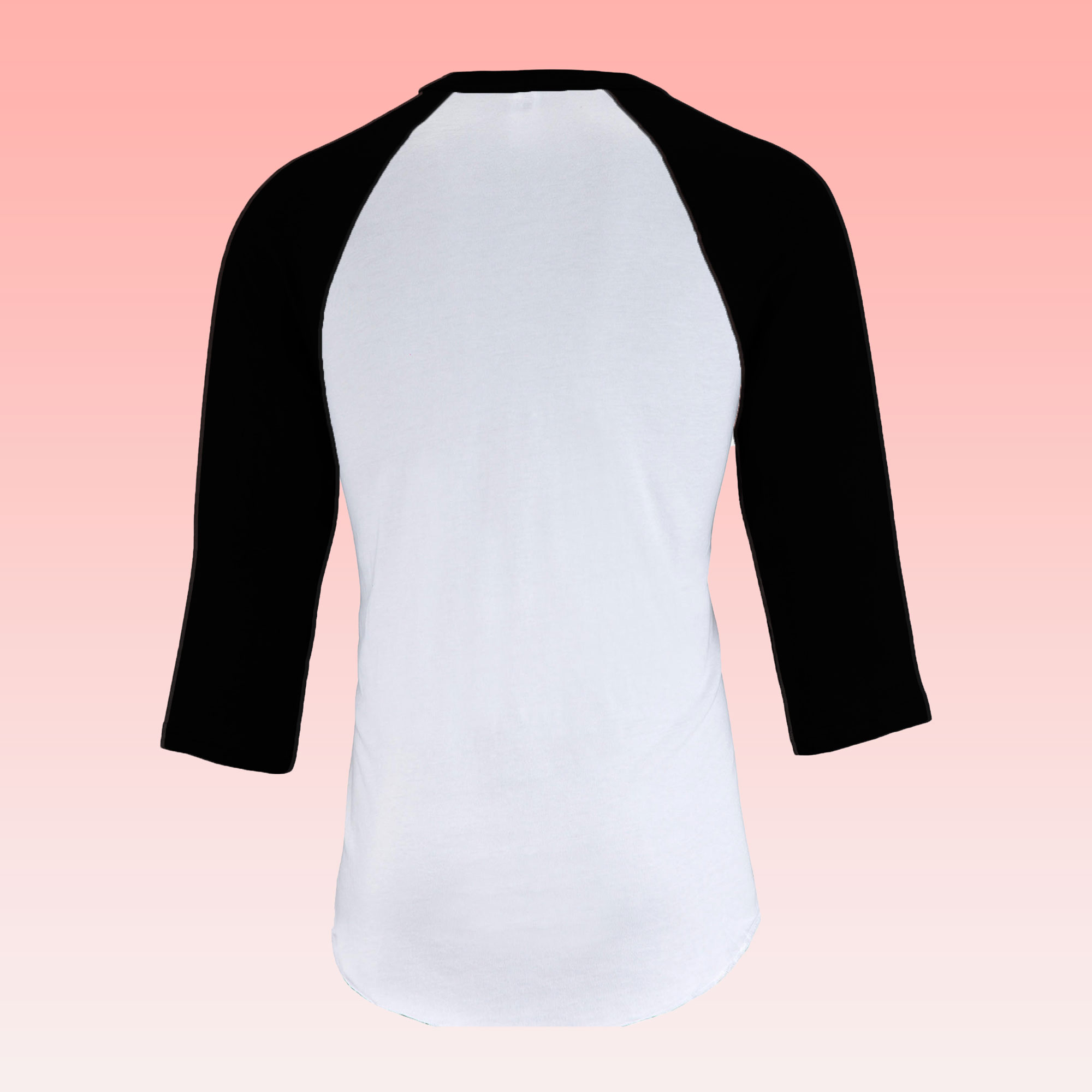 Raglan 3/4 Sleeve Round Neck T-shirt - Women's Apparel - Bk Designs