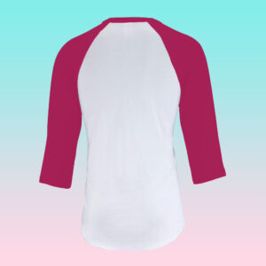 Raglan 3/4 Sleeve Round Neck T-shirt - Women's Apparel - Bk Designs