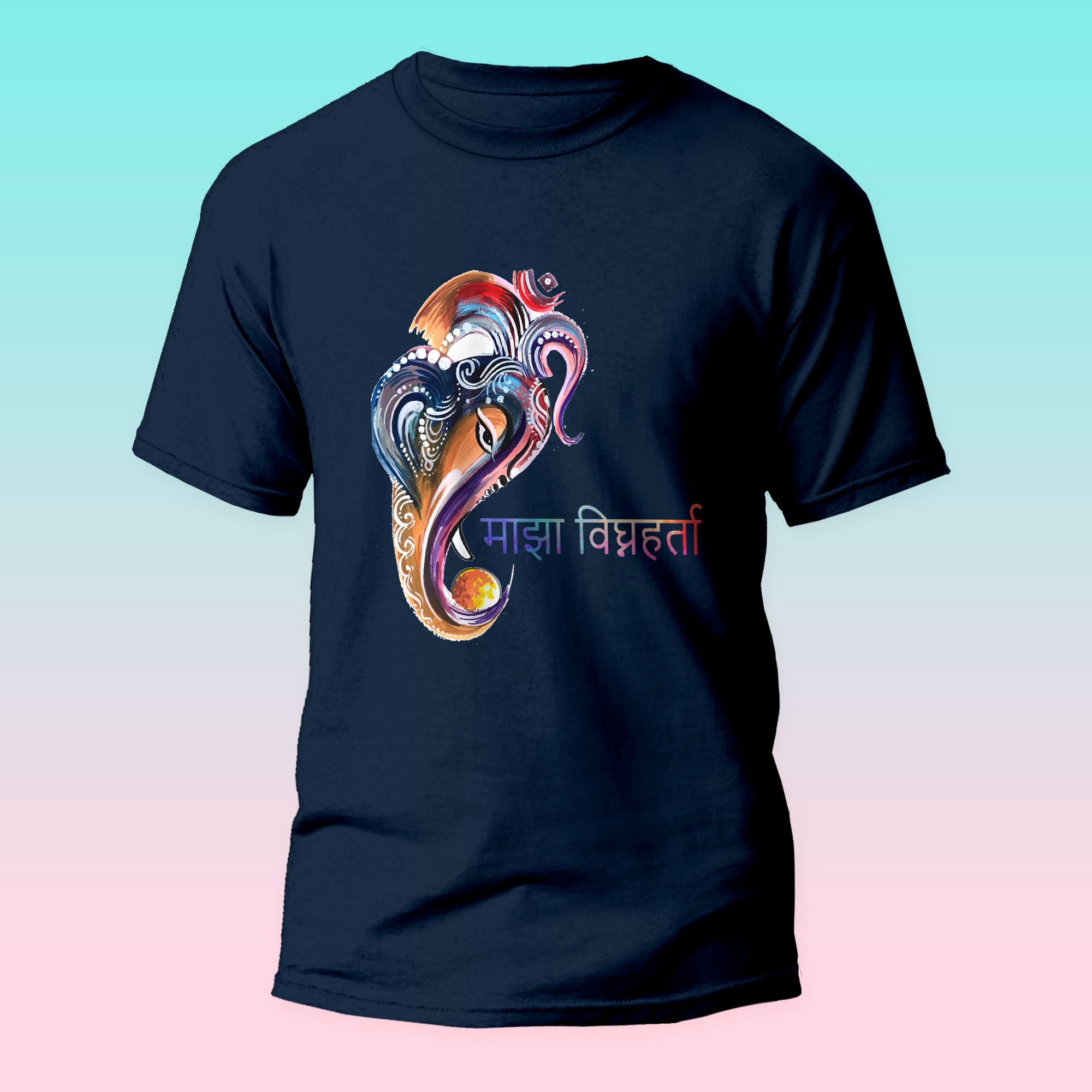 Shree Ganesh Print Ready Vector Tshirt Design - Design Choose